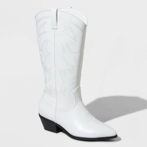 White cowgirl boots